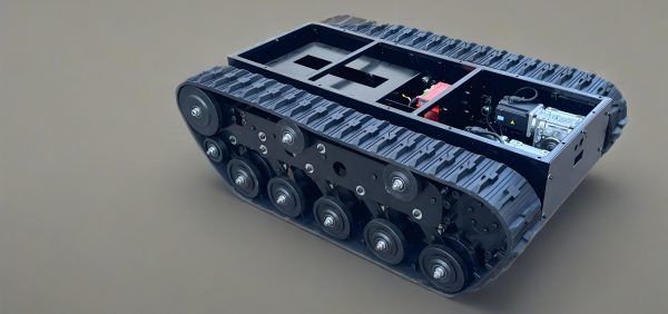 Tracked unmanned vehicle-TW100