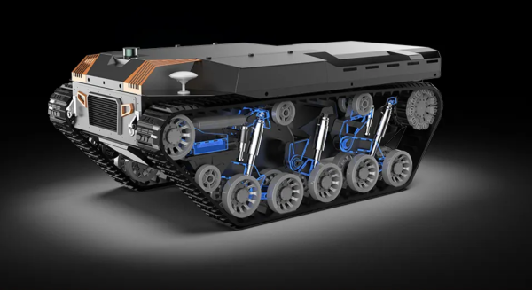 Tracked unmanned vehicle-TW500
